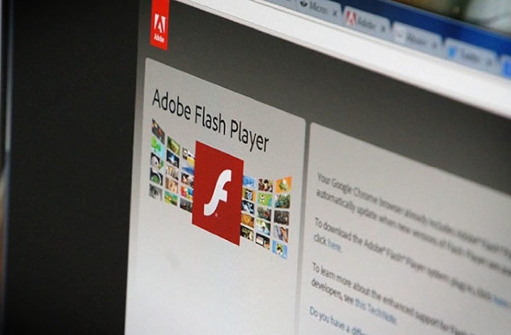 Página de descarga de Flash Player